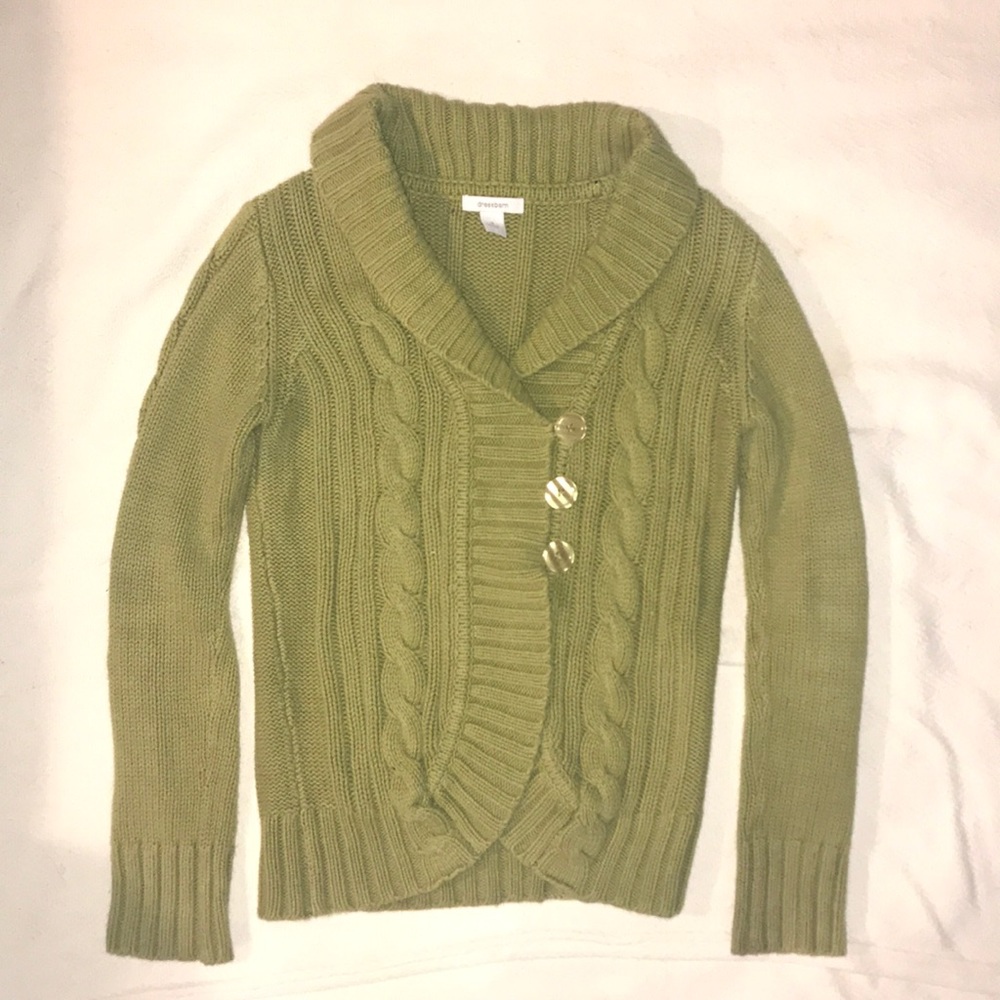 dressbarn Green Knit Sweater 🌷 S 🌷
